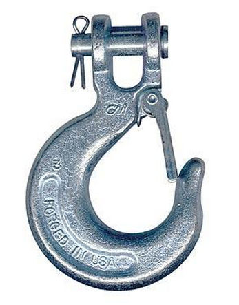 Crochet de levage - G43 series - CM Industrial Products - à chape / avec linguet de sécurité / en acier