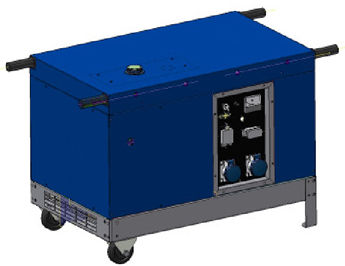 Groupe électrogène diesel - MG 8000 BS/H - Genset - monophasé / portable / injection indirecte