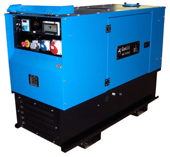 Groupe électrogène diesel - MG 10 US-P - Genset - triphasé / stationnaire / 50 Hz
