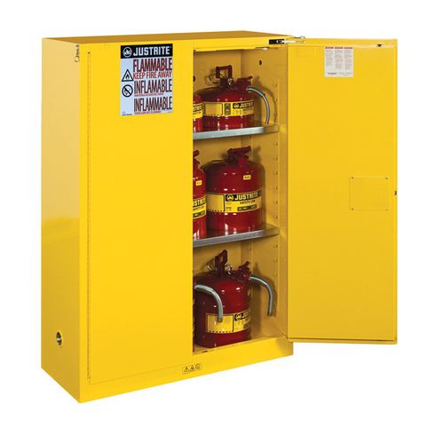 Armoire de stockage - 89330x series - Justrite - au sol / double porte / à étagères