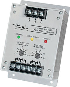 Relais de surveillance de tension - 102 - 380 V | 200 series - Time Mark - de déséquilibre de phases / triphasé / pour moteur électrique