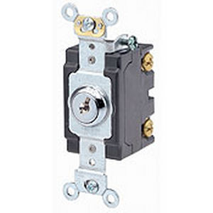 Interrupteur à clé - 1220 series - Leviton - unipolaire / pour usage intensif / électromécanique