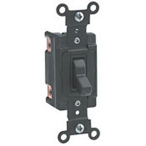 Interrupteur à levier - WS402 - Leviton - unipolaire / non propagation de la flamme / électromécanique