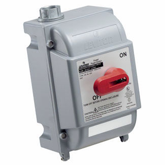 Interrupteur-sectionneur AC - 60 A, 600 V | DS60 series - Leviton - de sécurité
