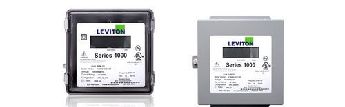 Compteur d'énergie électrique monophasé - 1000 series - Leviton - mural / numérique
