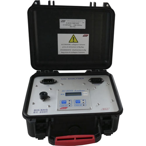 Analyseur de dioxyde de carbone - Big Bag - Adev - de concentration / portable / NDIR