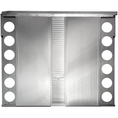 Soufflet de protection à lamelles - Fix & Finish - Arno Arnold GmbH - plat / en acier / pour centre d'usinage