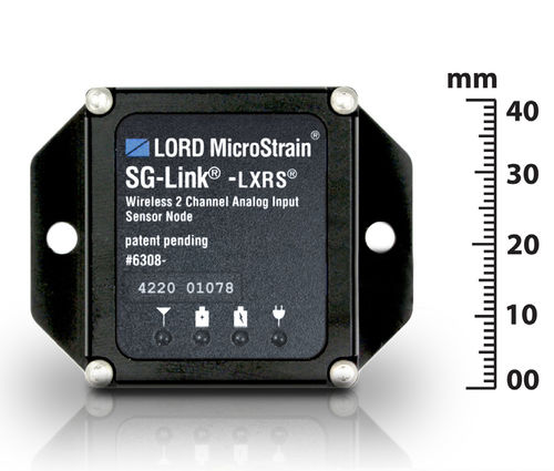 Détecteur par jauge de contrainte - SG-Link® -LXRS® - MicroStrain - sans fil / analogique / multicanal