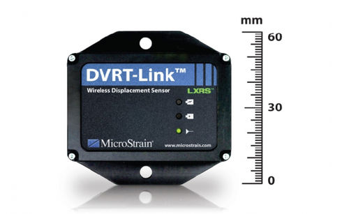 Capteur de déplacement linéaire - DVRT-Link™ -LXRS® - MicroStrain - sans contact / inductif / analogique