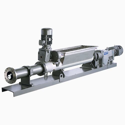 Pompe à engrenage - CHOPPER HOPPER™ - Moyno - pour produits alimentaires / électrique / stationnaire
