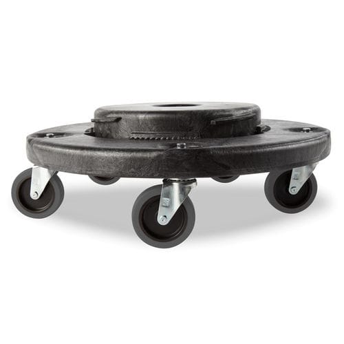 Plateau roulant porte bac - FG264043BLA - Rubbermaid - pour applications lourdes / circulaire