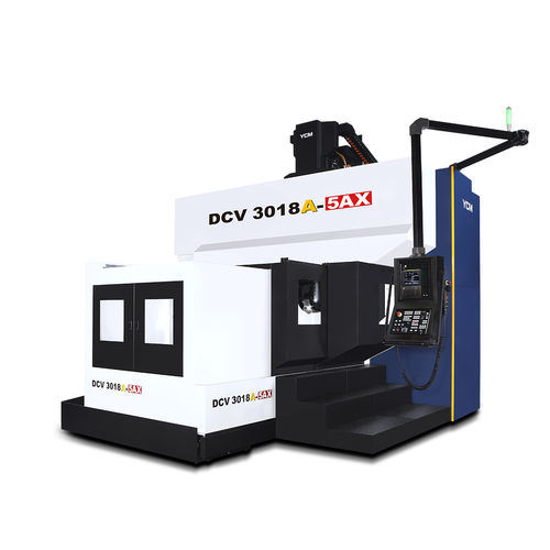 Centre d'usinage CNC 5 axes - DCV3018A-5AX - YCM (Yeong Chin) - vertical / à double colonne / HSK A-63