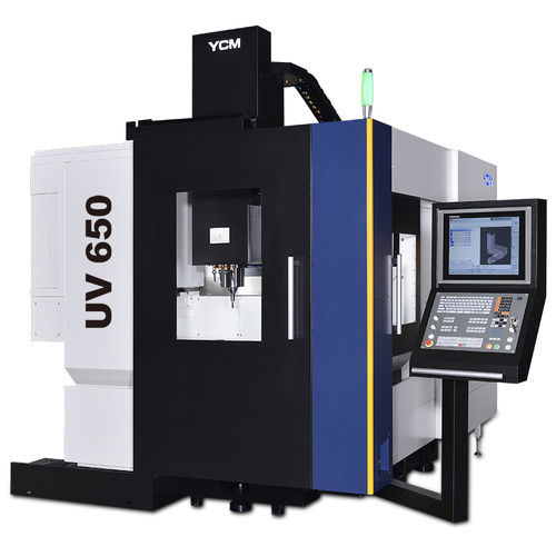 Centre d'usinage CNC 5 axes - UV650 - YCM (Yeong Chin) - vertical / avec table rotative / BBT40
