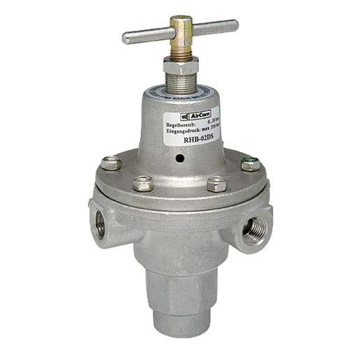 Régulateur de pression pour air comprimé - RHB-S - AirCom Pneumatic - à membrane / mono-étagé / en acier inox