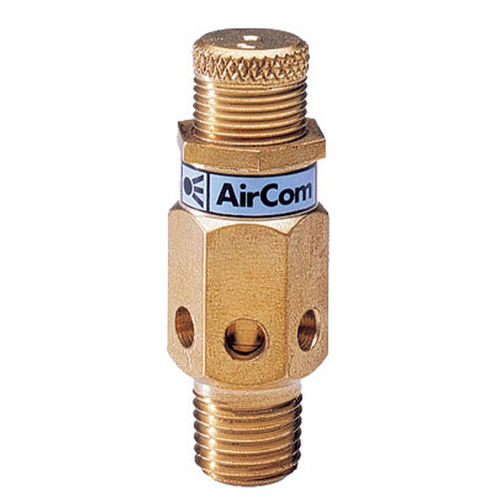 Régulateur de contre-pression pour air comprimé - 59-02A series - AirCom Pneumatic - pour gaz / à piston / en laiton