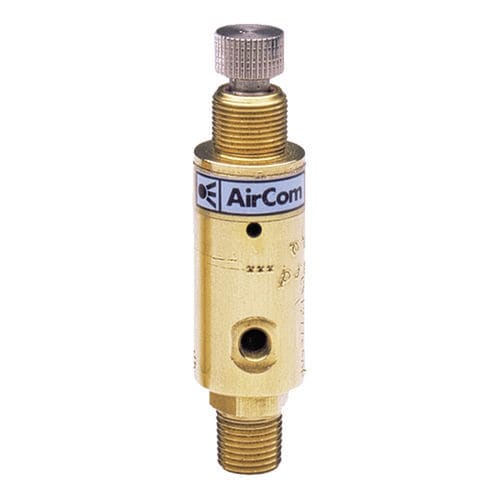 Régulateur de pression pour air comprimé - MAR-1 series - AirCom Pneumatic - à piston / mono-étagé / en laiton
