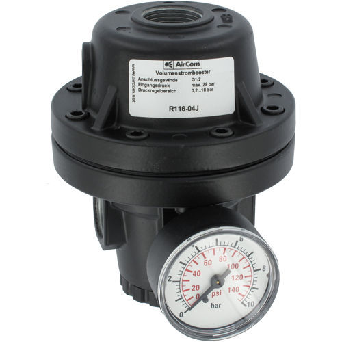 Régulateur de pression pour air comprimé - R116 series - AirCom Pneumatic - à membrane / mono-étagé / en zinc