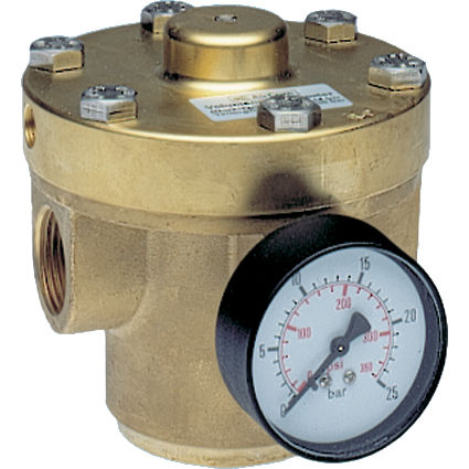 Régulateur de pression pour air comprimé - R120-J series - AirCom Pneumatic - pour eau / pour gaz neutre / à membrane