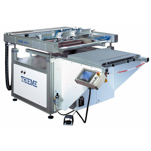 Sérigraphieuse semi-automatique - 1000 E series - THIEME - couleur / à table sortante / compacte