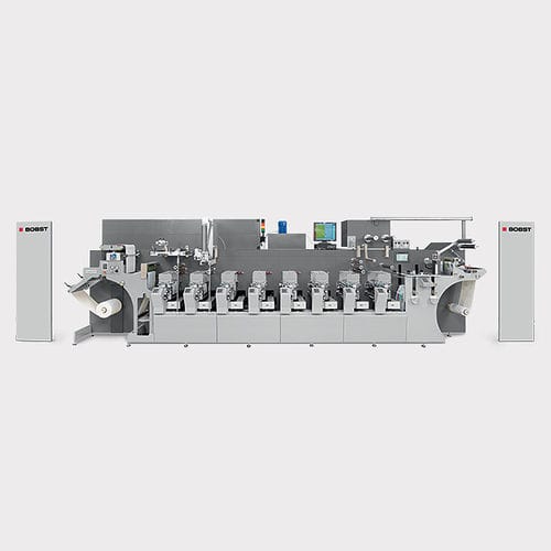 Presse flexographique en ligne - MX - BOBST - à 8 couleurs / d'étiquettes / grand format