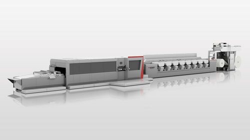 Presse d'impression à jet d'encre UV - LEMANIC® M6 - BOBST - pour papier / pour emballage / couleur