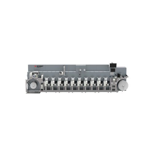 Presse flexographique en ligne - VISION M1 - BOBST - à 10 couleurs / pour film en plastique / pour papier