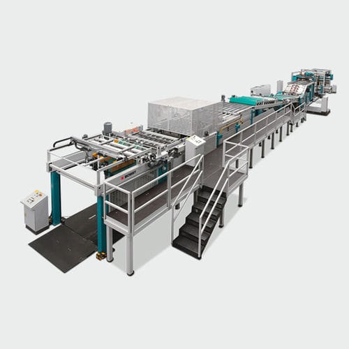 Machine à laminer en ligne - EXPERTFLUTE - BOBST