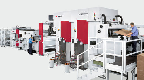 Presse flexographique stack - FLEXO 160-VISION - BOBST - à 8 couleurs / à 6 couleurs / pour papier