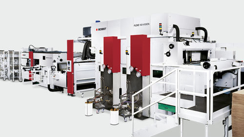 Machine de découpe à l'emporte pièce - VISIONLINE 1.6 - BOBST - de plaques / CNC / à banc plat