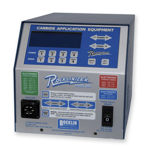Machine de dépôt ESD - Rocklinizer Model 850 - Rocklin Manufacturing - au carbure