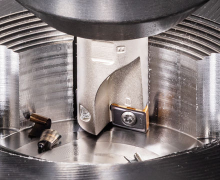 Outil de fraisage à plaquettes - QUICK-D-MILL - Iscar Metals - de perçage / de haute précision / arête de coupe