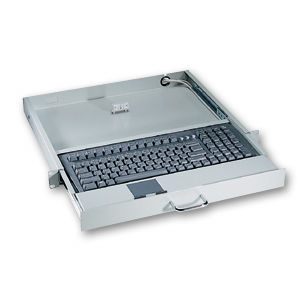 Clavier monté sur rack-tiroir - AX7042 - AXIOMTEK - à touches mécaniques / à membrane / avec pavé tactile