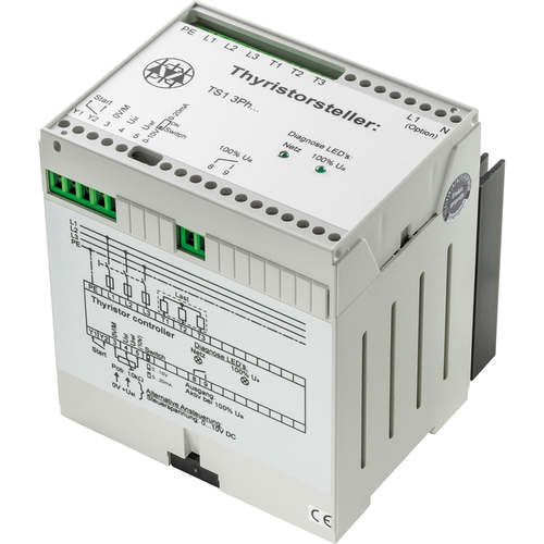 Contrôleur de puissance à thyristors - TS1 - Thermokon Sensortechnik - triphasé / sur rail DIN / pour des applications d'éclairage