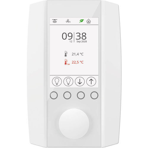 Unité de contrôle d'ambiance - NOVOS 7 KNX - Thermokon Sensortechnik - d'humidité / pour ventilateurs / de température