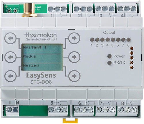 Récepteur pour actionneur - STC-DO8 - Thermokon Sensortechnik - radio / de transmission de données / sur rail DIN