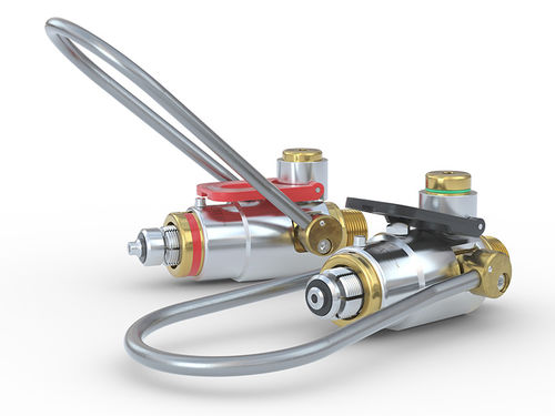 Raccord pneumatique - CLICKMATE® TW154 - WEH GmbH Verbindungstechnik - rapide / en laiton / en inox