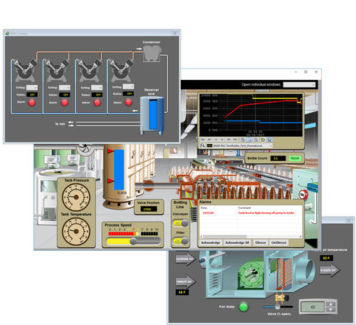Logiciel de programmation - PACDISPLAYBAS - Opto 22 - de commande / de base de données ODBC / HMI