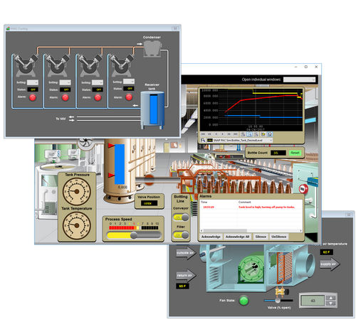 Logiciel de programmation - PACDISPLAYPRO - Opto 22 - de commande / de base de données ODBC / HMI