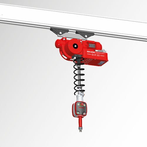 Manipulateur pneumatique - Quick-Lift Rail 50i - Binar Handling AB - électrique / mécanique / avec prise