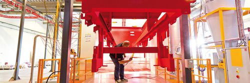 Cabine de poudrage pour pièces détachées - MagicCompact® XXL - Gema Switzerland - à cyclone / à changement de teinte rapide / automatique