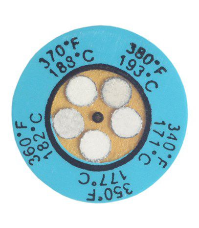 Indicateur de température - Thermax® 5 - Tempil - étiquette / à lecture directe / irréversible