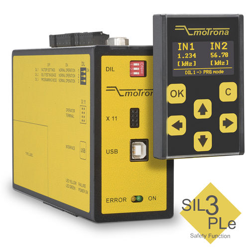 Moniteur de vitesse de rotation électronique - DS246 SinCos - motrona - à sortie analogique / sortie transistor / avec sortie relais