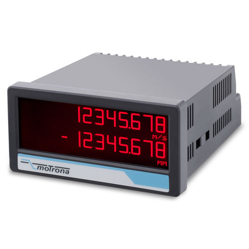 Indicateur à double canal - MX350 touchMATRIX® - motrona - de position / de vitesse / de fréquence