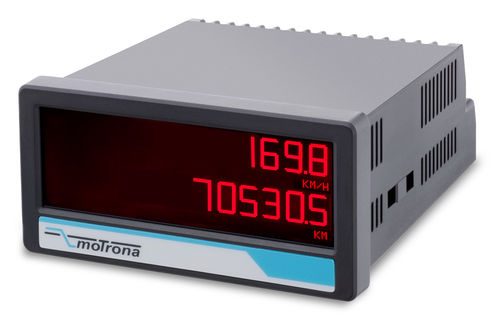Indicateur à double canal - MX355 touchMATRIX® - motrona - de position / de vitesse / de fréquence