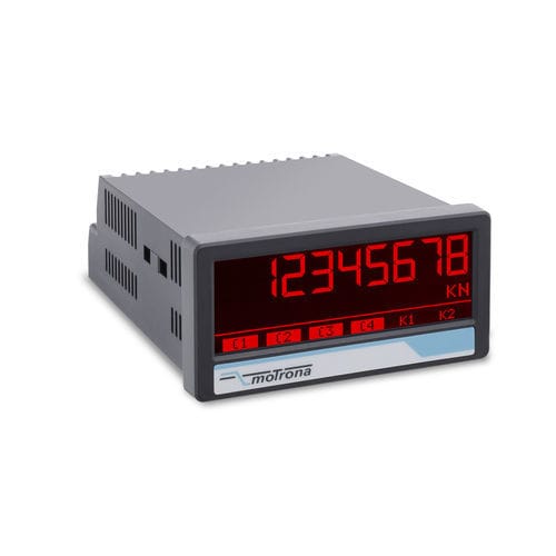 Indicateur de température - DM350 - motrona - de force / avec afficheur LED / à écran tactile
