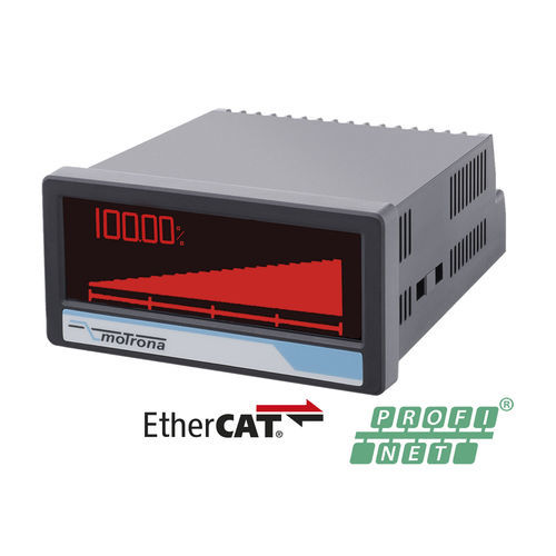 Indicateur contrôleur de bus de terrain - touchMATRIX® - motrona - universel / de process / de fréquence