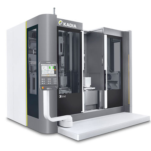 Machine de honage d'ébavurage - X LINE - KADIA Production - usinage / verticale / bi-broche