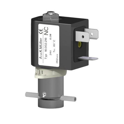 Électrovanne servo-assistée - 16.002.216 - A. u. K. Müller - 2/2 voies / NO / pour eau