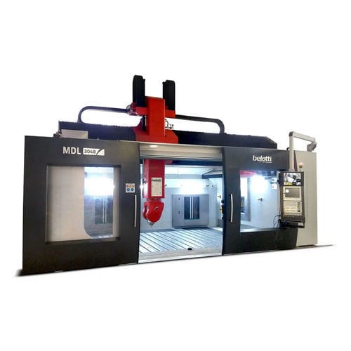 Centre d'usinage CNC 5 axes - MDL - Belotti SpA - vertical / pour alliage léger / pour composites