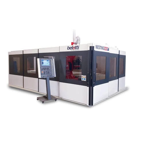Centre d'usinage CNC 3 axes - NESTING  - Belotti SpA - vertical / pour alliage léger / pour matières plastiques